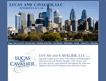 Tablet Screenshot of lucascavalier.com